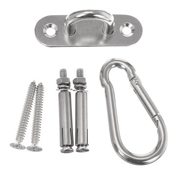 Swing Swivel Hook for Hammock Wall Fixing Plate Hardware Stainless Steel Kit (SET: SET2)