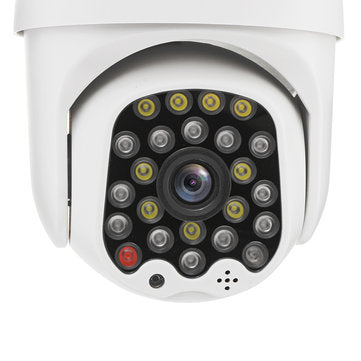 GUUDGO 4X Zoom 23LED 1080P HD Wifi IP Security Camera Outdoor Light & Sound Alarm Night Vision Water