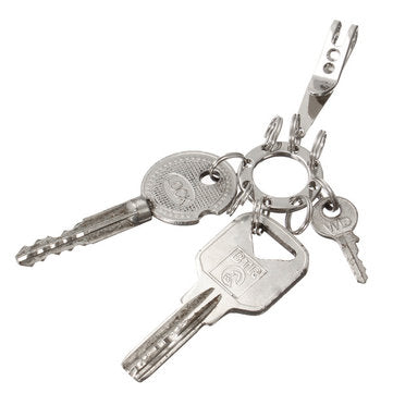 Stainless Steel Carabiner EDC Money Clip Keychian Tool