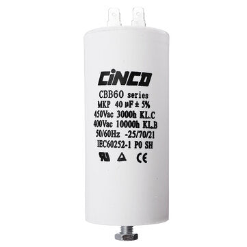CBB60 40UF 450V Water Pump Motor Run Capacitor
