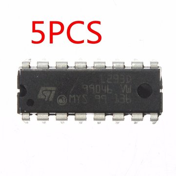 5pcs L293D L293 L293B DIP / SOP Push Pull Four Channel Motor Driver IC