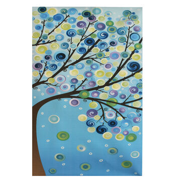 4pcs Canvas Wall Art Painting 40*60cm Hanging Pictures Season Trees Living Hall Decoration Supplies