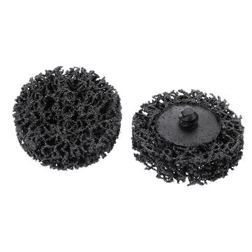 60pcs 50mm Mix Sanding Disc Set 2 Inch Roll Lock Surface Coarse Sandpaper Pad with Holder