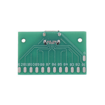 3pcs TYPE-C Female Test Board USB 3.1 with PCB 24P Female Connector Adapter For Measuring Current Co