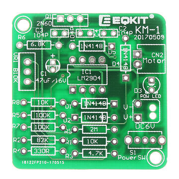 EQKIT DC 6-12V PWM Motor Speed Controller Kit DIY Motor Speed Regulator Set Sealed Potentiometer S