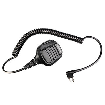 Retevis C9075A HM004 Motorcycle Double Needle Microphone for Two Way Radio Station IP55 Waterproof