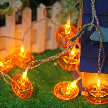 1.5M LED Pumpkin Fairy Lights Indoor/Outdoor Party Halloween Home Decor