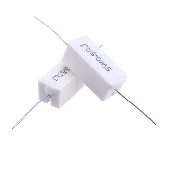 10pcs BPR56 5W 0.5R 0.5 Ohm 5w Non-inductive Ceramic Cement Resistor Wirewound Resistance
