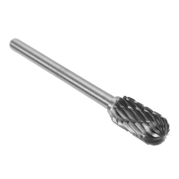 Wolike 10pcs 3mm Shank Tungsten Carbide Burr Rotary File Drill Bits Cutter