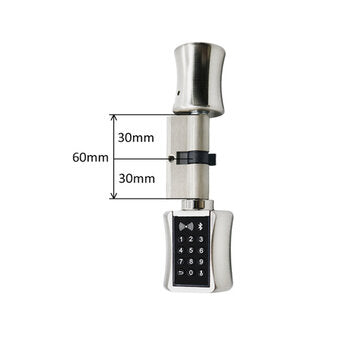Smart Cylinder Lock APP Control TT Lock Digital Keypad Code RFID Card Keyless Door Loc... (SIZE: 60)