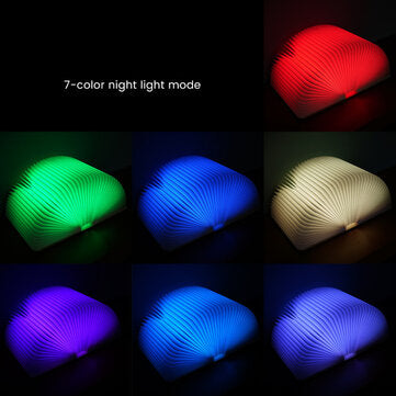 Wooden Quran Speaker Colorful LED Book Light Wireless Bluetooth Koran Reciter Speaker Ramadan Kids A