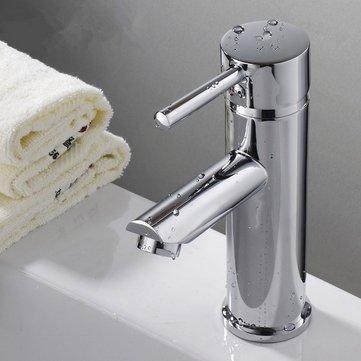 Brass Waterfall Basin Faucet Single Lever Mixer Bath Tap