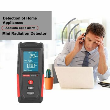 WT3121 Handheld Digital LCD EMF Meter Electromagnetic Radiation Tester Electric Field Magnetic Field