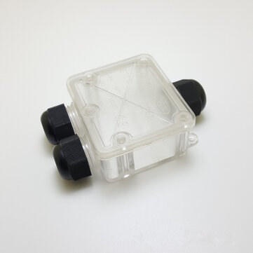 Transparent IP68 Waterproof UV Junction Box Sunproof Multiple Ways Plastic Electrical Case Cable Wir
