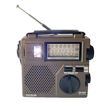 TECSUN GR-88P Digital Radio Receiver Emergency Light Radio Dynamo Radio With Built-In Speaker Manual