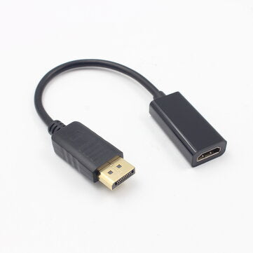 DP to HDMI Cable Adapter Male To Female for HP for DELL Laptop PC Display Port to 1080P HDMI Cable A