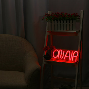LED On Air Neon Sign Night Light Acrylic Lamp Decor Handcraft Bar Party Visual Artwork