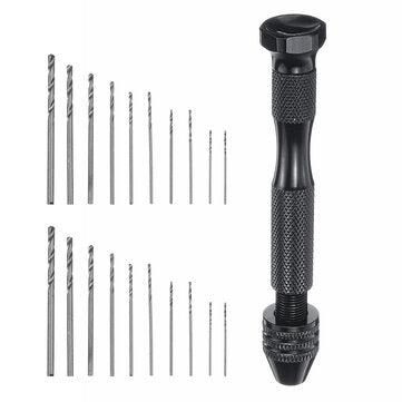 Mini Tiny Microo HSS TwIist Drill Bits Set 0.3-1.6mm Hand DIY Model Craft Tool Kit