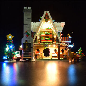 USB LED Light Lighting Kit For LEGO 10275 Elf Club House Christmas Bricks Toy