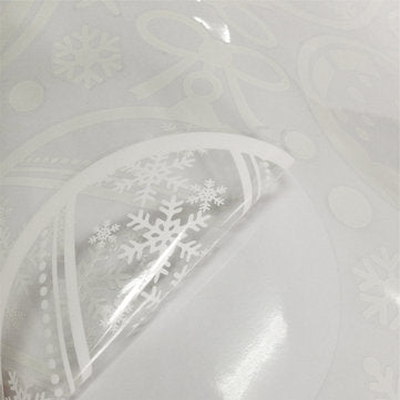 Happy New Year & Xmas Merry Christmas Window Sticker Snowflake Bell Home Decorations