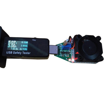 USB DC Electronic Load Resistor Battery Power Bank Capacity Testing Charger Adjustable Constant Curr