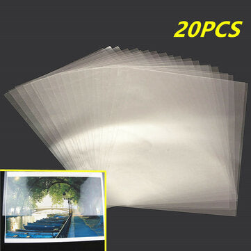 Transparent A4 Double Sided Adhesive Tape Sheet Clear DIY Craft Strong
