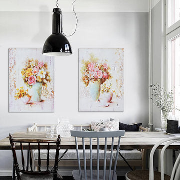 Flower Vase Abstract Wall Art Painting Canvas Print Picture Home Decorations Unframed