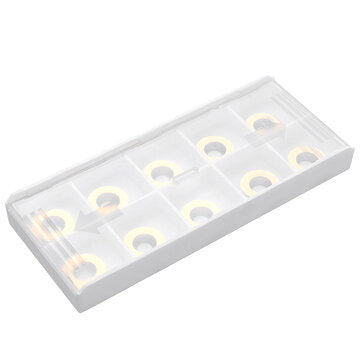 RED ARROW 10PCS 12mm Round Wood Carbide Inserts Titanium Plating Replacement for Wood Turning Tool W