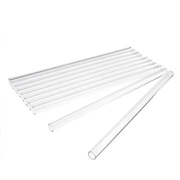 10Pcs 250mm OD 10mm 1mm Thick Wall Borosilicate Glass Blowing Lab Tube