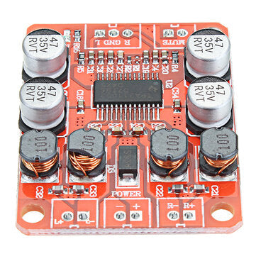 TPA3110 DC 12V 24V 2x15W Dual Channel Stereo Digital Power Amplifier Board For 4/6/8/10 Ohm Speaker