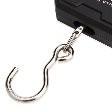 WH-A23 Portable 50Kg/10g LCD Digital Display Backlight Hanging Hook Scale Double Accuracy Fishing Tr