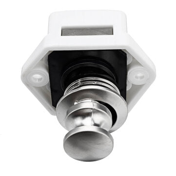 10Pcs Push Button Drawer Cupboard Door Catch Lock Caravan Rv Cabinet Latch Knobs