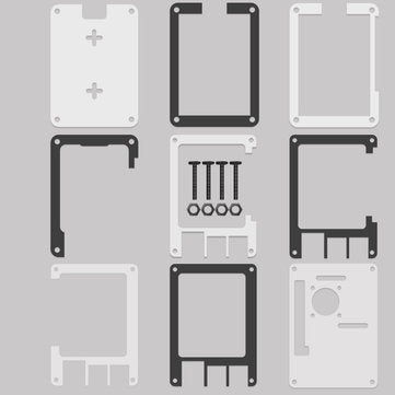 WX-4B07 4B210 9-Layer Acrylic Shell for Raspberry Pi 4B 3D Printer