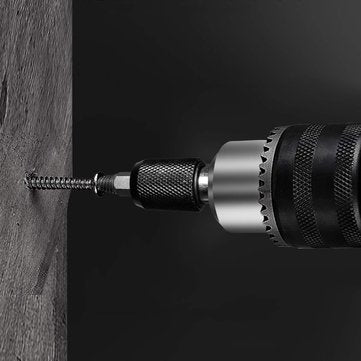 Drillpro 22pcs Damaged Screw Extractor Set with Locking Socket Adapter for Broken Screw HSS Broken B