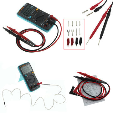 Temperature Tester Digital Multimeter Amperometer Universal Meter 6000 Counts Backlight AC DC Curren