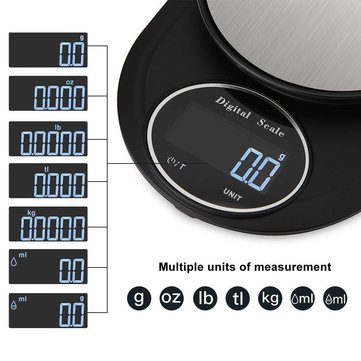 High-precision 5KG/1g Digital Scale Baked Food Scales Multi-function Small Scales Kitchen Scales