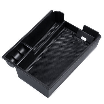 Car Center Storage Tray Box Console Armrest Organizer Black Fit For BMW 3 2020