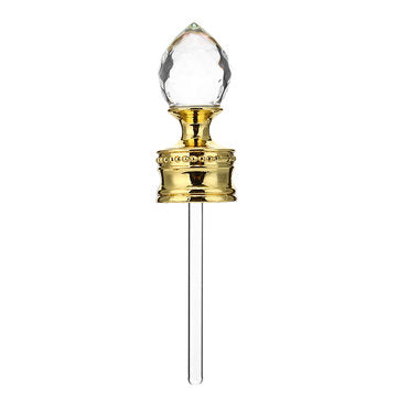 Vintage Empty Crystal Metal Purple Heart Perfume Bottle Filler Glass Collectible Gifts