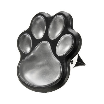 Solar Powered Pure White 4 Dog Animal Paw Print Outdoor LED Fairy String Lights  for Garden