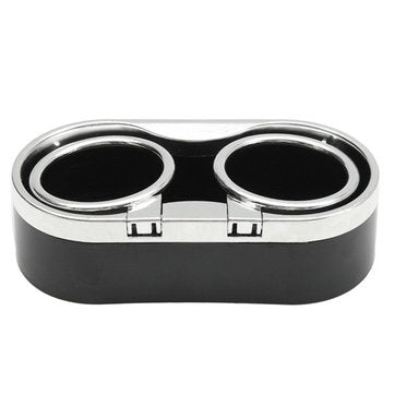 Double Hole Car Drink Bottle Holder Beverage Cup Mount Stand Plastic