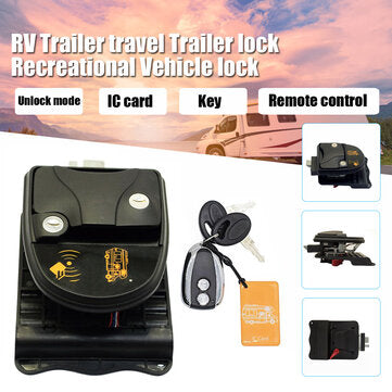 RV Trailer Travel Trailer Lock IC Sensor Card Lock Safety Lock IC Card Key Remote Control