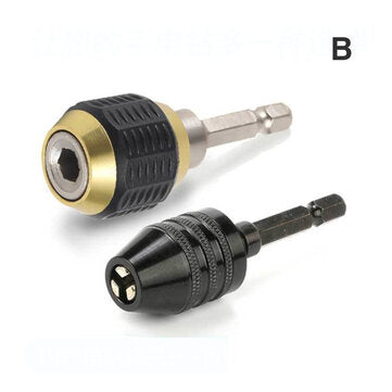 Drillpro Quick Change Drill Chuck Countersink Drill Tap Bits Self-locking Connecting Ro... (TYPE: B)