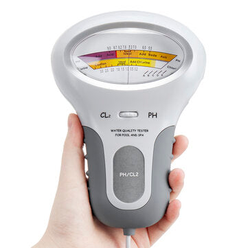 Water Quality PH CL2 Chlorine Tester Gas Level Meter for Swimming Pool SPA Tubs