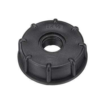 1/2 Inch S60x6 IBC Brass Water Tank Adapter Double Head Tap Outlet Replacement Valve Fitting for Gar