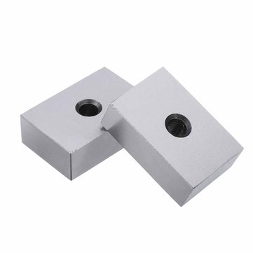 Machifit 2pcs 1x2x3 Inch Blocks 1 Hole Parallel Clamping Block Lathe Tools Precision 0... (SIZE: #2)