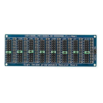 0.1R/1R-9999999R Programmable Resistance Plate Eight-segment Resistor Module (TYPE: 0.1R)