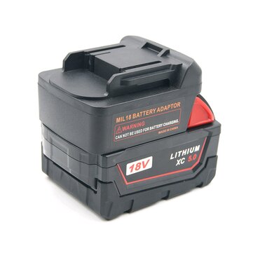 Convert Adapter For Miwakie M18 Series 18V Lithium Battery to DEW 18V/20V MAX DCB Series Lithium Bat