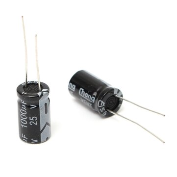 400pcs 1000uF 25V Radial Electrolytic Capacitor 10 x 17mm 105C