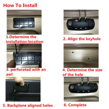 TSA Secure Luggage Combination Lock Bag Code Lock Padlock