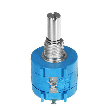 3pcs 3590S-2-502L 5K Ohm 2W Multi Turn Precision Potentiometer With 10 Turns Counting Dial Rotary Kn